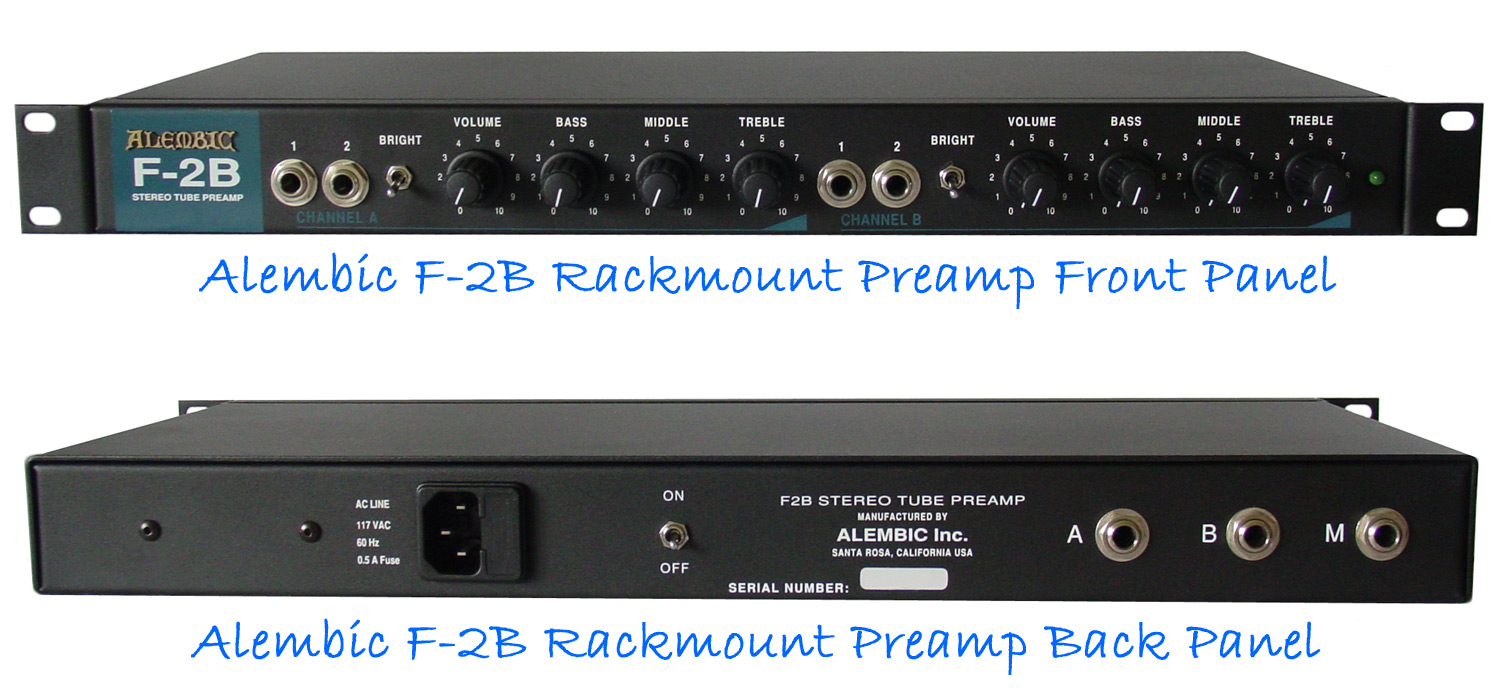 限定品特価ALEMBIC F-2B Stereo Pre Amp 真空管プリアンプ ヘッドアンプ