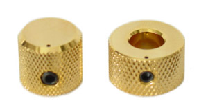 Concentric Gold Stacked Knobs