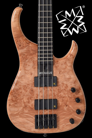 Modulus Bass Quantum 4 Burl Maple, High End Bass GuitarsPlanet Bass